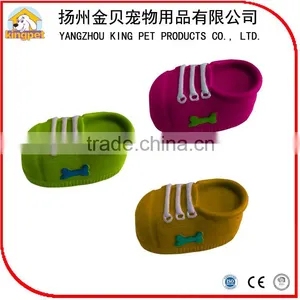 Eco Friendly Fashion Pet Training Squeaky Shoe Shaped Toy for Dog thumbnail-6