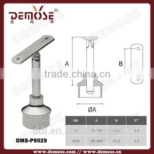 Steel Wall Mounted Bracket Banister Measurement Galvanized Steel Pipe Railing thumbnail-2