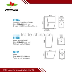 Sanitary Ware Ceramic Bathroom Design WC Toilet Set Manufacturer thumbnail-2