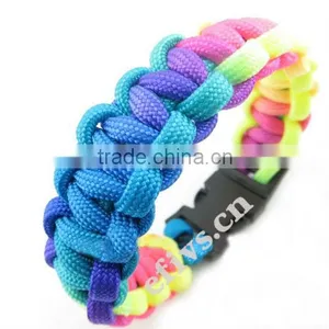 2016 Wholesale Bright Suvival Paracord Bracelet Mil Spec Type III 7 Strand Cord thumbnail-5