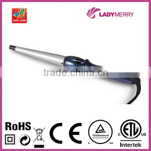 430F/220C Soft Grip Tourmaline Ceramic Infrared Curling Iron Wand With CE ROHS CTUVUS Certification thumbnail-1