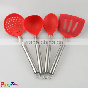 2016 New Product High Quality Silicone Kitchen Utensils With Stainless Steel Handle thumbnail-5