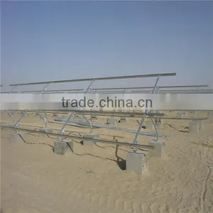 Aluminum Ground Solar Rail Solar Power Mounting System thumbnail-1