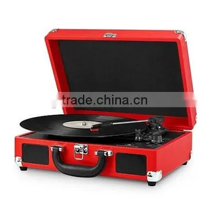 Classic Retro Gramophone Wooden Turntable Player With CD/USB thumbnail-1