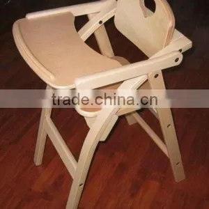 XN-LINK-C02 Wooden Baby High Chair thumbnail-1