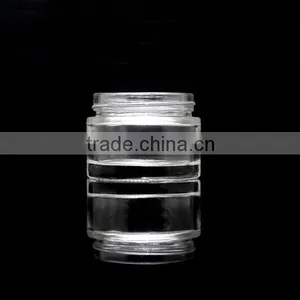 Clear Glass Jar 50g With Matte Silver Cap and Lid thumbnail-2