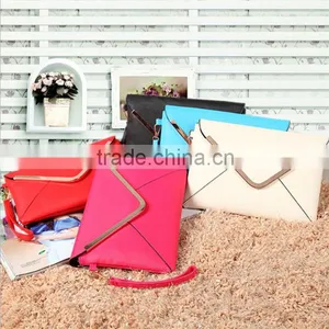 2016 New European and American Fashion Multicolor Handbag Envelope Bag Hand Shoulder Diagonal thumbnail-1