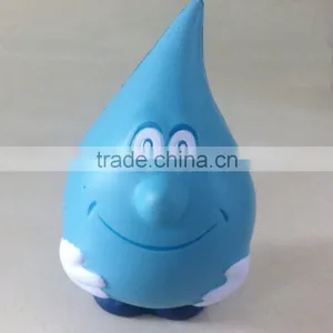 Light Blue Waterdrop Man Stress Toys thumbnail-4