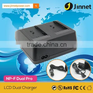 Latest Professional Fast Rapid Double Charger for NP-F970 Camcorder Battery With 2A Output thumbnail-4