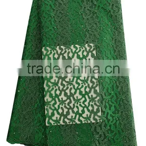 Chowleedee CL17-105 Royal Blue Tulle French Lace Fabric,top Quality French Lace Material for Dress thumbnail-3