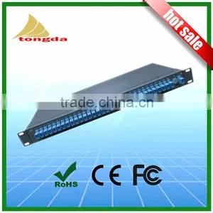 FTTH GPON PLC Optic Splitter 2*32 2*64 Rack Mounted Type Metal thumbnail-1