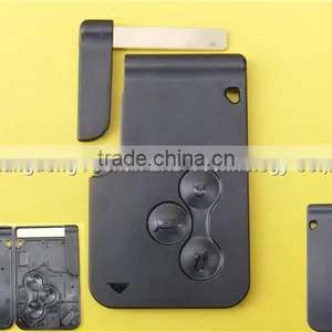 3 Button Key Card for Renault Megane Clio Key Smart Blank Card thumbnail-1