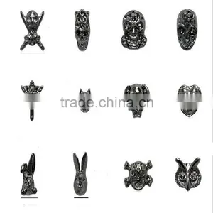 3D Nail Art DIY Rhinestone Decoration Nail Accessories Rock Punk Alloy Skull Rivet Craw For Manicure Tools thumbnail-6