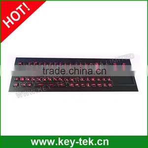Black Electroplated Backlight Metal Keyboard With Touchpad thumbnail-2