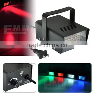 Operated DJ Disco Party Stage Lighting Effects Light 24 LED Mini Strobe Light thumbnail-1