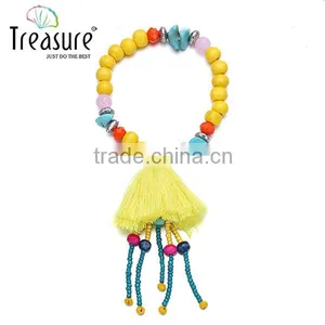 Long Tassel Bracelet 2016 Latest Design Jewelry Charm Bead Bracelet Valentine's Day Gift Quality Choice thumbnail-1
