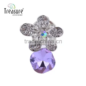 Fashionable Jewelry Flower Brooch With Colorful Rhinestone Brooch Jewelry thumbnail-1