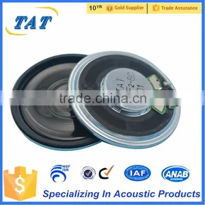 TAT-S36F1 High Quality Loudly 8ohm 36mm Mylar Speaker thumbnail-2