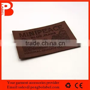 China Supplier Custom Leather Patch for Men Jackets thumbnail-2