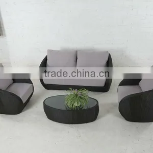 2015 Outdoor Rattan Sofa Set Confortable Cushion Fashion Design thumbnail-1