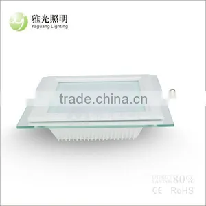 6W Sqaure Led Panel Light With Glass Surface Led Glass Panel Light Led Glass Light thumbnail-2