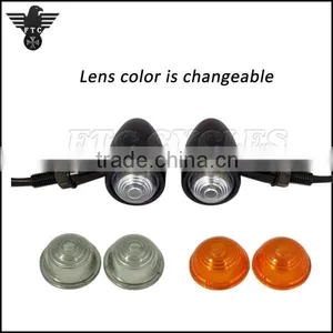 Clear Lens Indicator Light Vintage Motorcycle for Honda Custom thumbnail-5