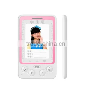 2.4G Children RFID Student Card Phone Gps Mobile Phone Voice Tracker With SOS thumbnail-2