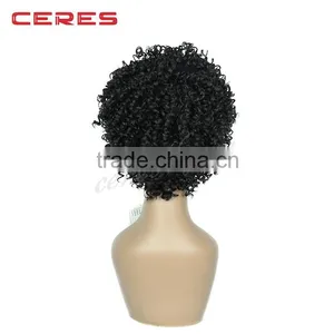 Wholesale Cheap Synthetic Hair Afro Kinky Curly Wig thumbnail-5