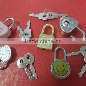 Fashionable Mini Dariry Lock With Key /HS0755 thumbnail-1