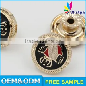Brass Flat Metal Tack Button for Denim thumbnail-1