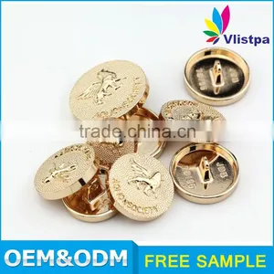 Factory Wholesale Custom Alloy Metal Jean Button for Pants thumbnail-1