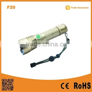 F20 Xml t6 Rechargeable Police Flashlight/hunting Led Flashlights thumbnail-1