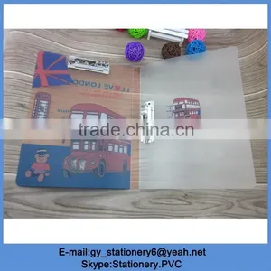 Transparent Plastic PP Mini Ring Binder thumbnail-1