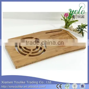 Natural Bedroom Laptop Desk Bamboo Laptop Desk thumbnail-2