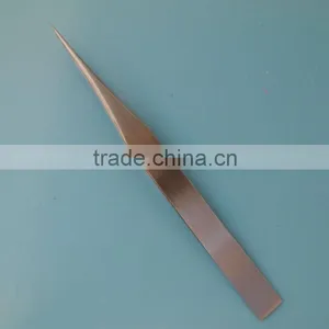 MJ-87 Long Sharp Tip Surgical Stainless Steel Tweezers thumbnail-1