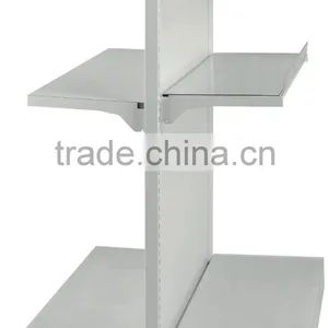 Double Sided Display Shelf With Slatwall Back Panel thumbnail-5