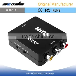 Mini Hdmi to av Out Support NTSC and PAL Two TV Format thumbnail-1