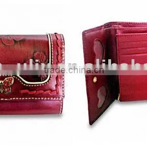 Women's Wallet With Embossed Butterfly for Decoration thumbnail-1
