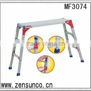 Aluminium Step Ladder With Tool Shelf /Multi-Purpose Folding Ladder thumbnail-1