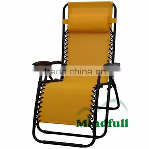 Yellow Cheap Zero Gravity Lounge Chairs Compact Recliner Chair thumbnail-3