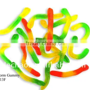 Halal Fruit Gummy Worm Soft Candy thumbnail-3