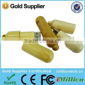 Hotselling Free Sample Bamboo Pendrive thumbnail-1