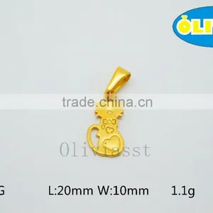 Olivia 2016 New Year Gift Present Fashion Modern 304 Stainless Steel Lucky Star Capricorn Small Size Owl Pendant thumbnail-2