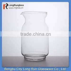 LongRun 1840ml Unique Design Transparent Heavy Thick Clear Restaurant Use Glassware Water Glass Container Manufacture thumbnail-1