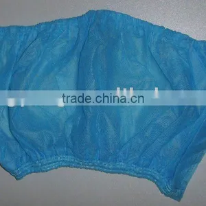 Blue Nonwoven Disposable Light Weight Foot Covers thumbnail-1