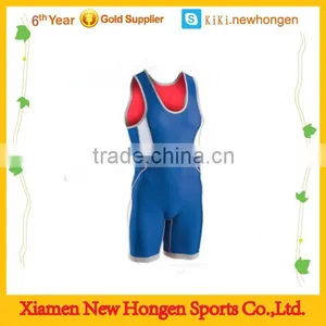 Sublimated Wholesale Wrestling Singlet, Mens Wholesale Wrestling Singlet thumbnail-1