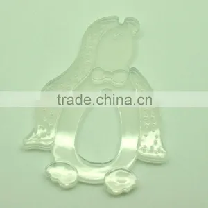 Tansperant Lovely Penguin Baby Teether thumbnail-1
