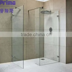 Hotel Projects Build Tempered Glass Shower Enclosure Withstand High Temperature/High Quality Tempered Glass Shower Enclosure thumbnail-1
