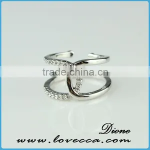 2015 Fashion Jewelry Ring!latest Weddingring Design !micro Pave Diamond Setting Ring-bling Bling Flower Diamond Ring thumbnail-3