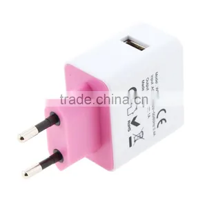 White Black 5v 2.1a 2 Pin Euro Usb Charger Charging for Laptop Moblie Phones thumbnail-2